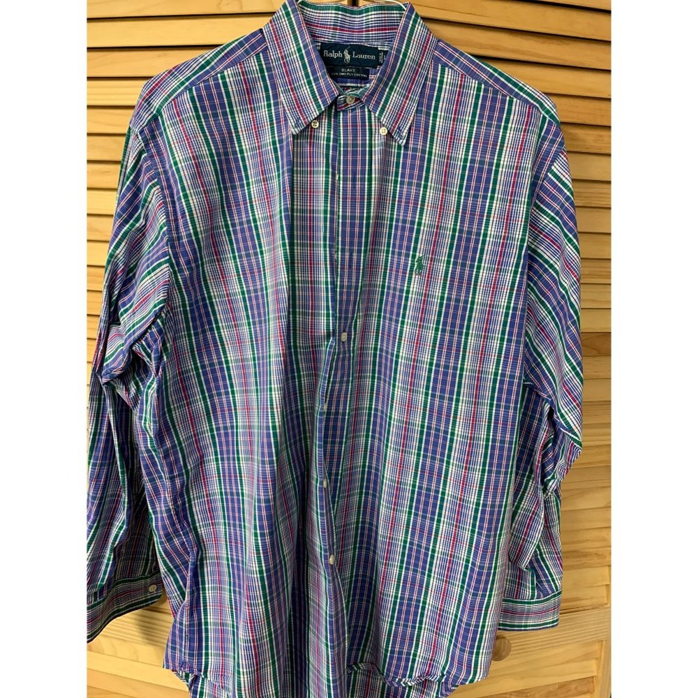 TWO Lot Ralph Lauren Blake Shirt Shirts L 16 16.5